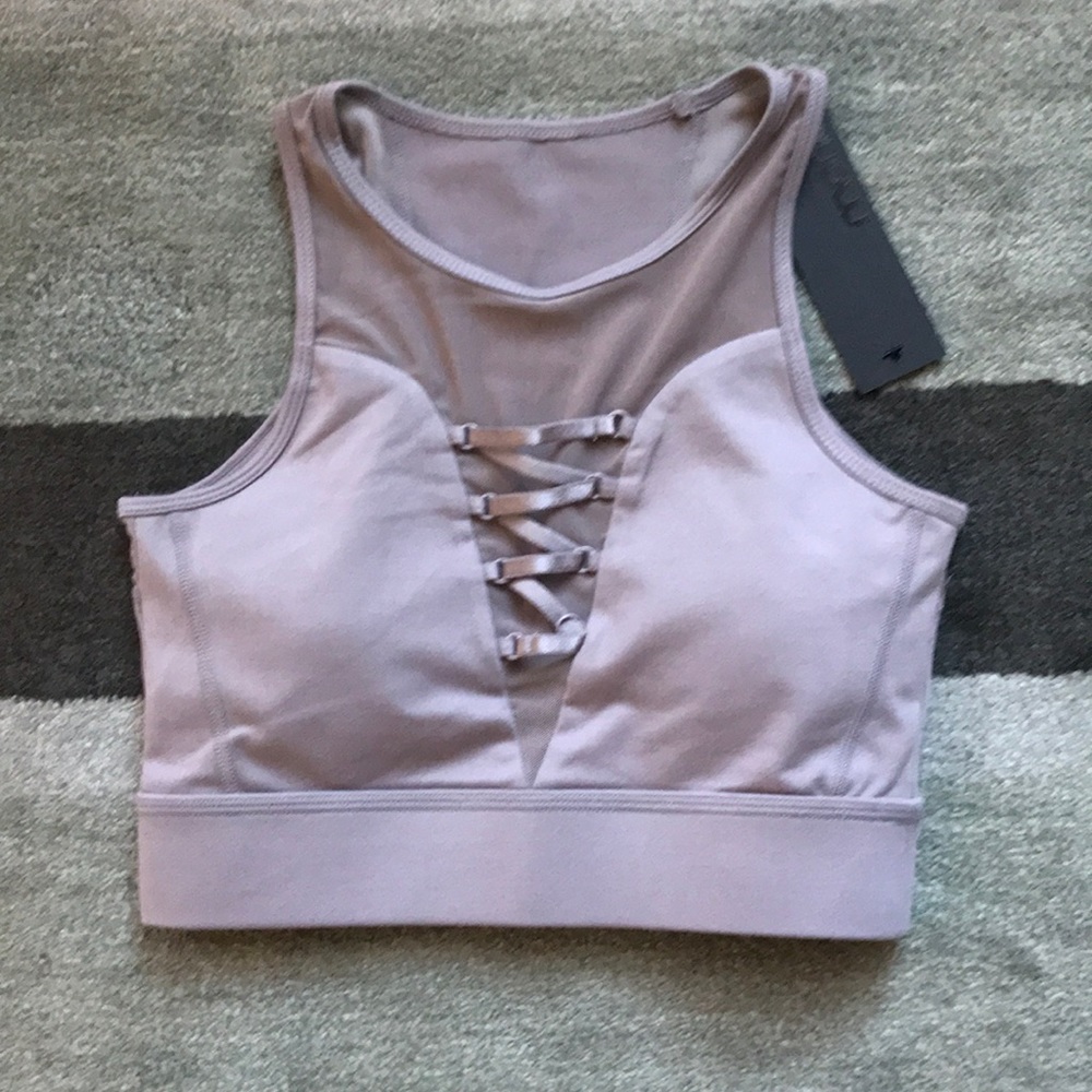 ⚡️last 1 sale⚡️ Mesh Sports Bra with Lace - Picture 3 of 7